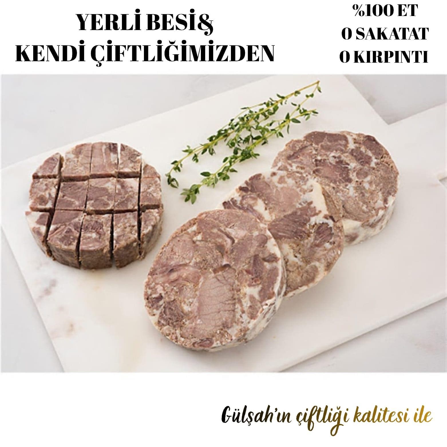Geleneksel Çiftlik Dana Kavurma (500 gr)
