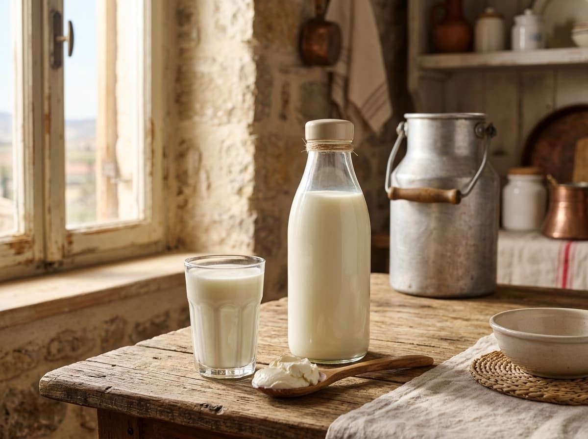 1 Litre Günlük Çiğ Manda Sütü