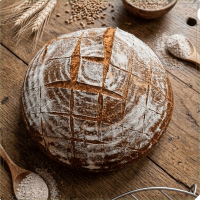 %100 Tam Buğday Köy Ekmeği (900-1000 gr)