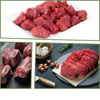 Avantajlı Dana Paketi (Kuşbaşı, Kıyma & Kemikli Et)