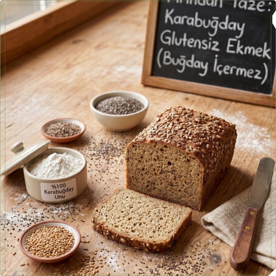 Karabuğday Ekmeği (Glutensiz 1000 gr)