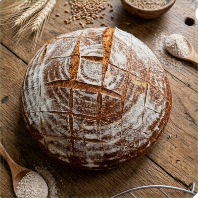 %100 Tam Buğday Köy Ekmeği (900-1000 gr)